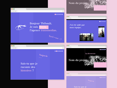 Maya branding colors design graphic design illustration logo parme pink rose ui ui design ux violet website