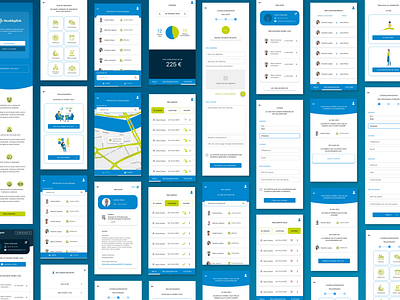 Healthylink app mobile mobile app mobile design santé ui ui design ui healthcare