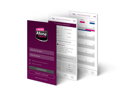 Afone mobile mobile app ui ui design
