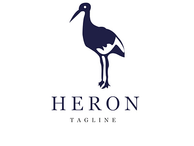 Herons Logo by Abul Hasan Rakib on Dribbble