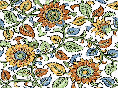 Beautiful Leaves or Flowers Pattern