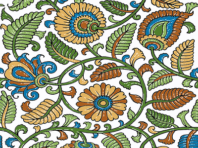 Beautiful Leaves or Flowers Pattern