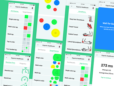 Esports Healthcare App UI Design andoid app android app app design daily daily ui dailyui design esport esports esports app green health app healthcare app minimal mobile ui