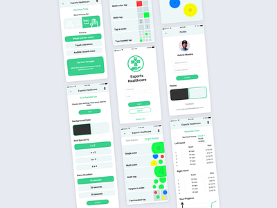 Esports Healthcare App Mobile UI