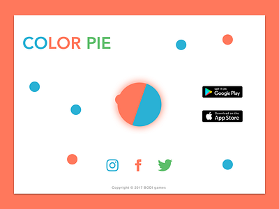 Landing Page - Daily UI #003 003 challenge color color pie daily daily ui dailyui game landing page pie promote ui