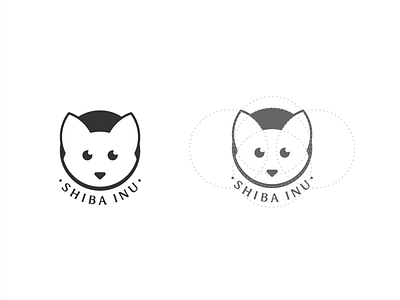 Logo #002 | Shiba Inu circular dog grid identity logo logo design logo grid minimal