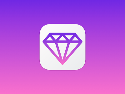 DateLux icon app icon gradient gradient icon icon india ios ios icon logo purple tinder white