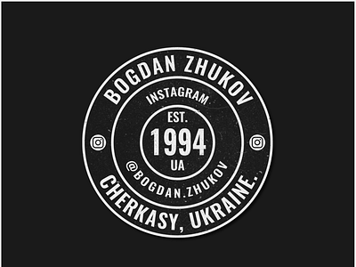 Self sticker Instagram badge badge design badge hunting badge logo badgedesign branding instagram logo sticker sticker mule