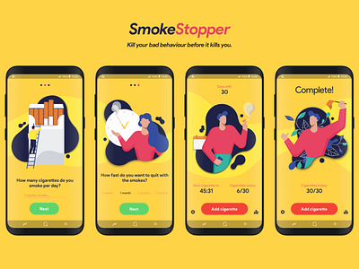 Smoke Stopper App UI