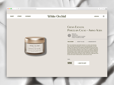 Skincare Store - Web Design UI 3d beauty brand blender branding design graphic design identity illustration logo skincare ui visual identity web