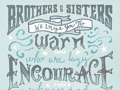 Bible Verse Brother Sister bible brother encourage sister thessalonians verse warn