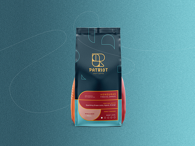 Patriot Craft Coffee brand brand design coffee log design logo packaging