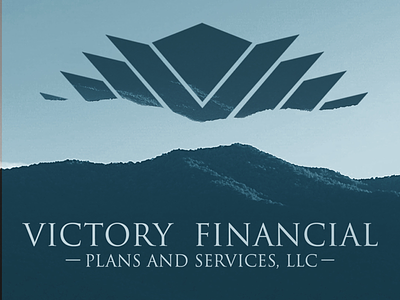 Victory Financial brand design graphic design logo logo design typography
