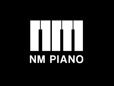 NM Piano logo design | unused logo for sell