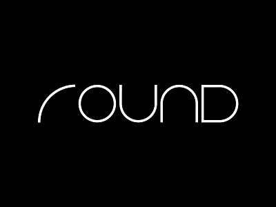 round wordmark logo design | unused logo for sell