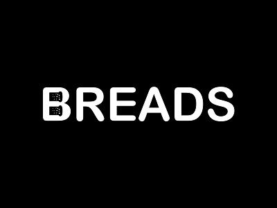 BREADS wordmark logo design | unused logo for sell