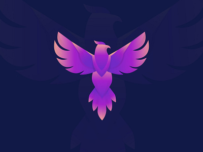 Gradient Logo Design | Gradient Eagle