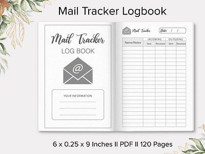 Mail Tracker Logbook