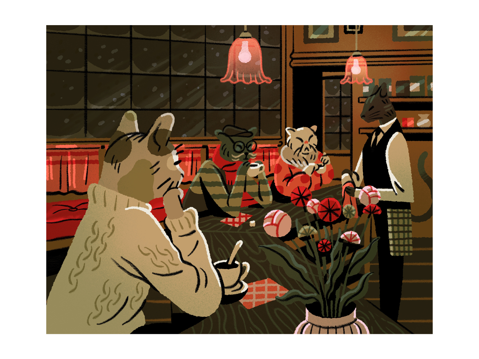 A coffee story by Camille Pagni on Dribbble