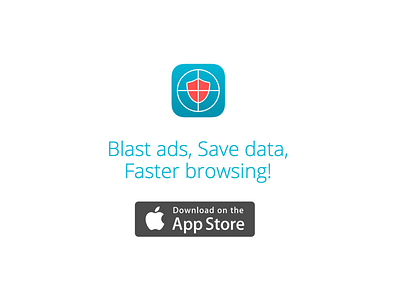 Adblaster iOS App app download home icon ios ipad iphone logo mobile safari ui