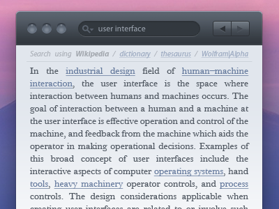 Reference App Concept II