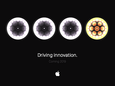 Apple Car Teaser apple car glow headlight icar led light preview