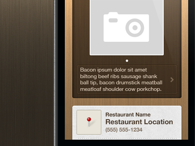 Restaurants App Concept
