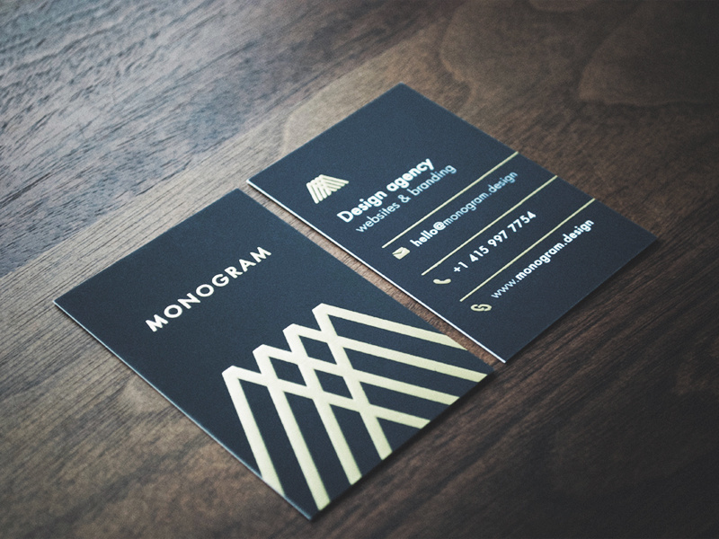 Business Cards by TJ Kohli for Monogram on Dribbble