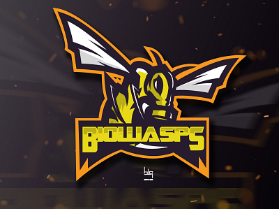 Wasp team logo art design drawing graphic graphic art illustration logo team vector
