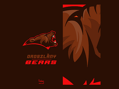 Bears Team logo art bears design football graphic illustration logo nfl team team logo typography vector