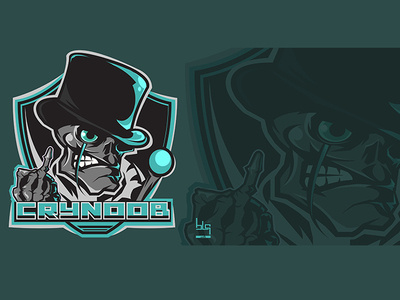 Esport team logo art design digital esportlogo graphic logo skull vectorlogo