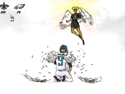 Eagles vs  Saints