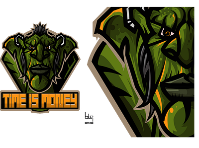 Wow game vector logo art design drawing esport goblin graphic guild illustration logo play team vector worldofwarcraft