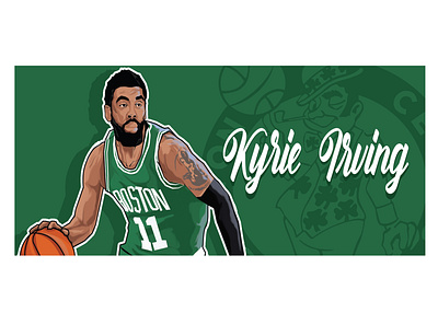 Kyrie Irving art basketball logo design graphic graphic art illustration kyrie irving nba vector