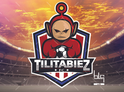Team logo art design graphic illustration logo soccer sport team vector