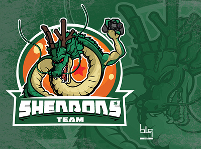 dragonball logo art design graphic graphic art illustration logo player team vector