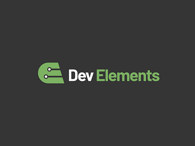 Dev Elements Logo branding graphic design logo tech logo