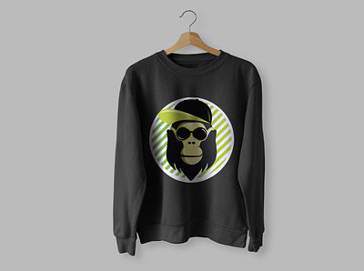 Gorilla t-shirt design apparel design graphic design hoodie design tshirt tshirt design