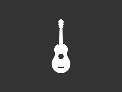 Simple Guitar Logo branding graphic design guitar logo