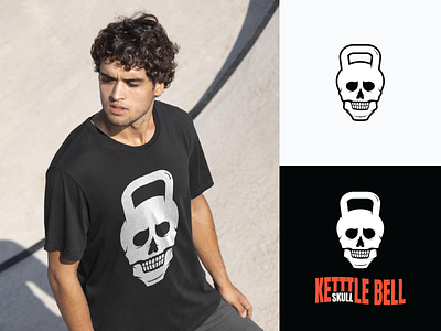 Kettlebell Skull T-shirt Design apparel design kettlebell skull skull