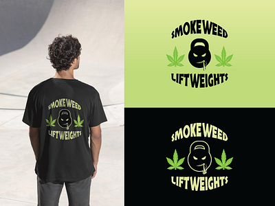 Weed T-shirt Design apparel design marijuana weed
