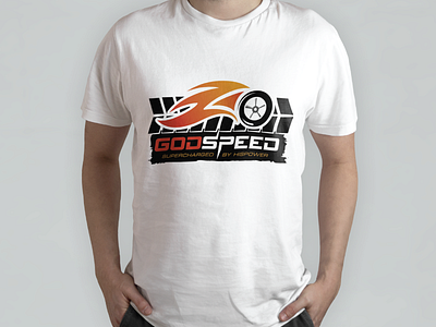 God Speed T-shirt Design apparel design automobile speed