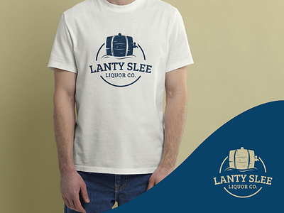 Lantee Slee T-shirt Design apparel design liquor vintage