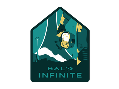 Discover Hope badge halo halo infinite illustration master chief ring