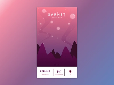 Steven's App - Garnet app cartoon network crystal gems garnet ios steven universe tv ui ux