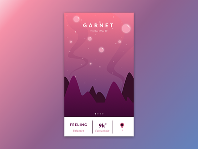 Steven's App - Garnet app cartoon network crystal gems garnet ios steven universe tv ui ux
