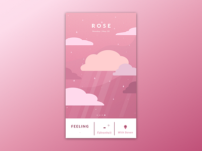 Steven's App - Rose app cartoon network crystal gems ios rose steven universe tv ui ux