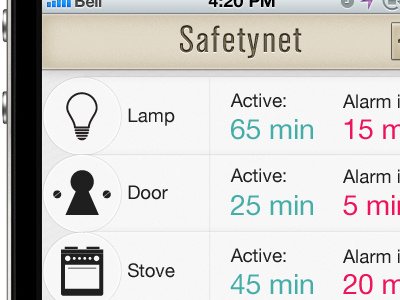 Safetynet design iphone