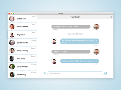 Daily UI - Direct Messaging