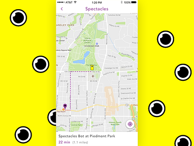 Daily UI - Location Tracker dailyui location tracker snapchat spectacles